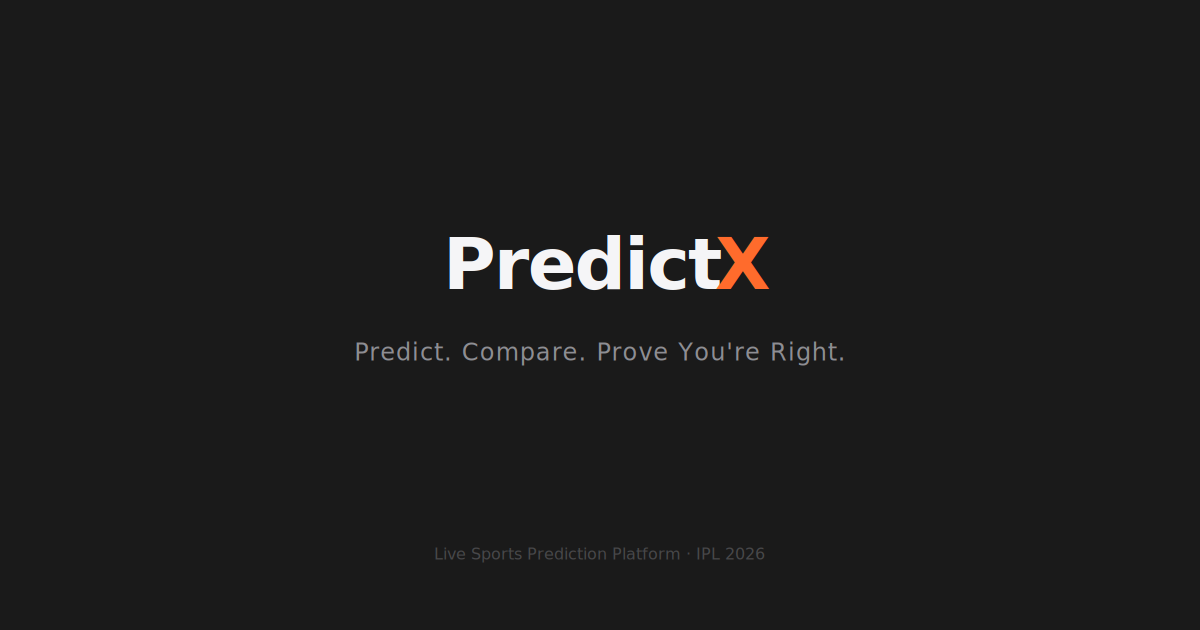 PredictX — Live Prediction Gaming